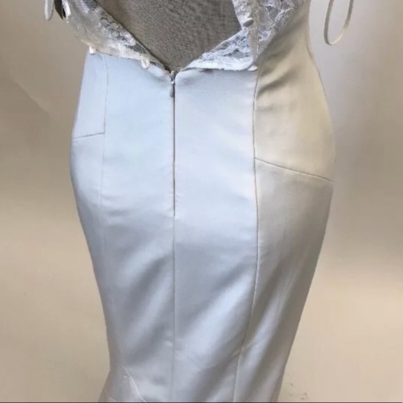 BHLDN Nicole Miller Gown “Lauren” Lace Back Bridal Wedding Gown - Picture 4 of 6